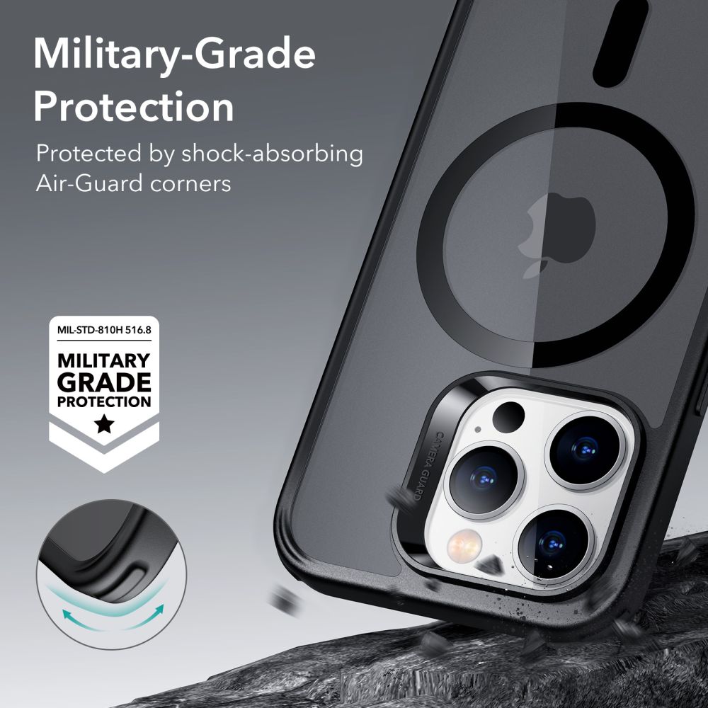 Classic Hybrid HaloLock MagSafe iPhone 14 Pro Zwart