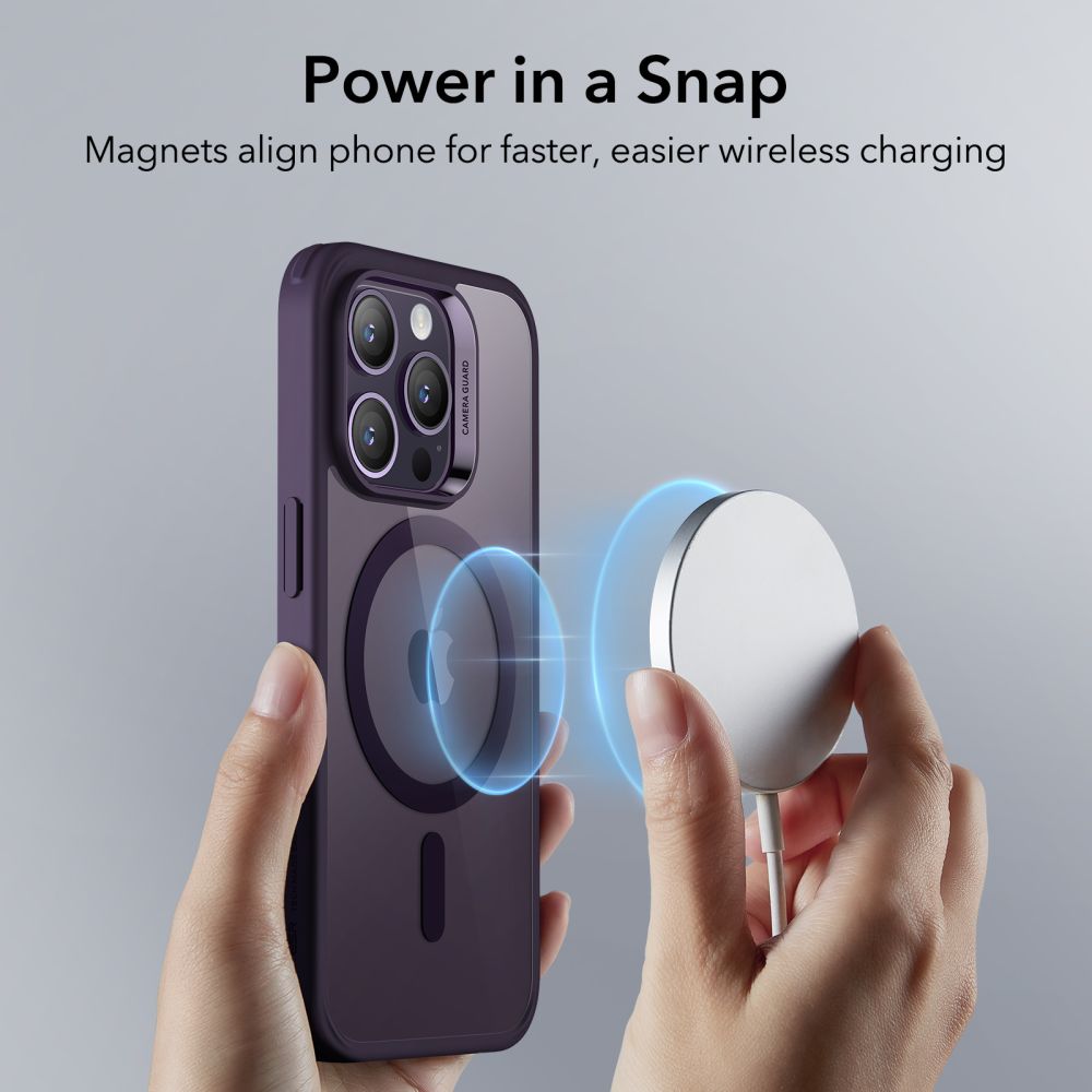 Classic Hybrid HaloLock MagSafe iPhone 14 Pro Max Paars