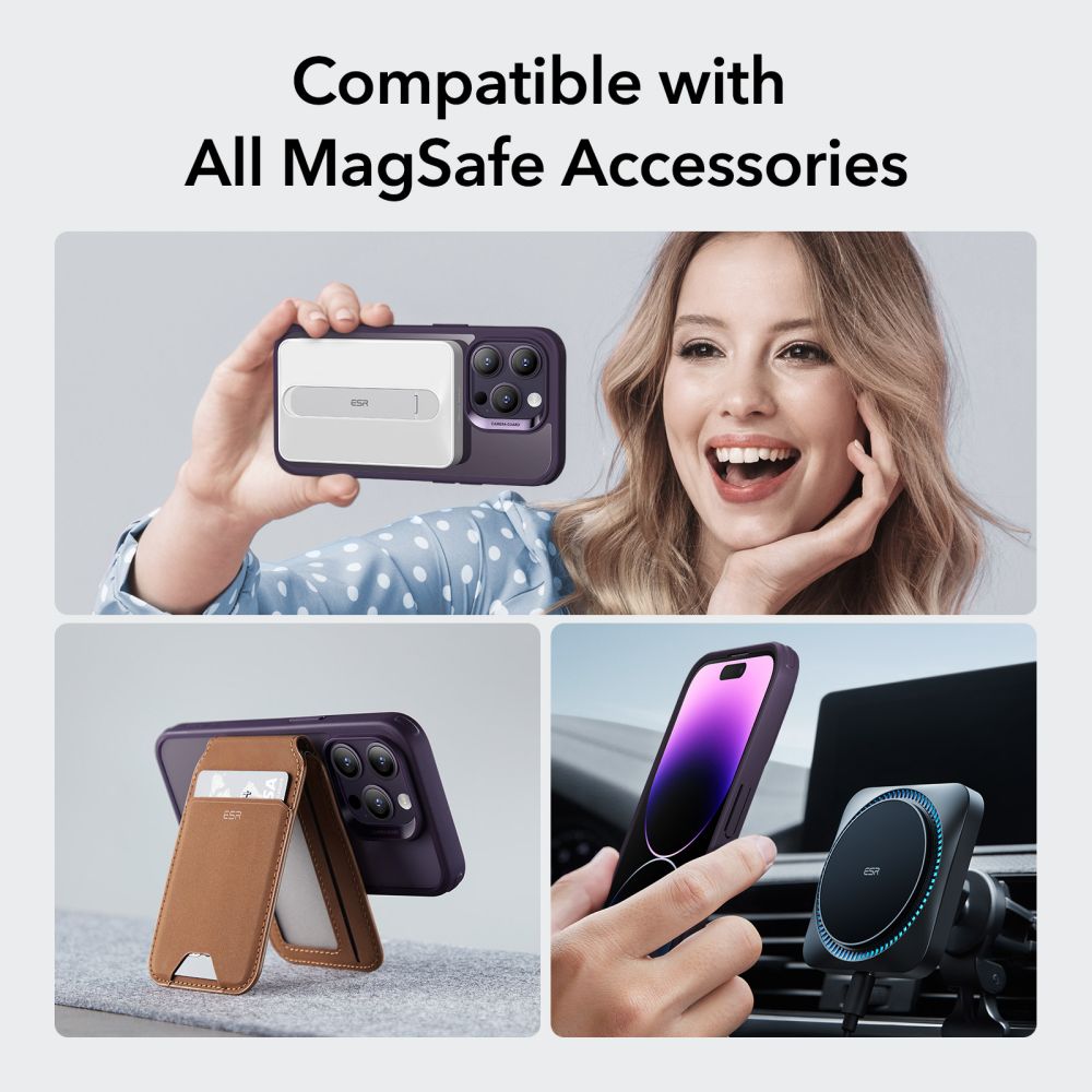 Classic Hybrid HaloLock MagSafe iPhone 14 Pro Max Paars