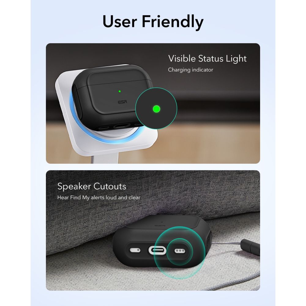 Orbit HaloLock Magsafe Case Apple AirPods Pro 3 Zwart