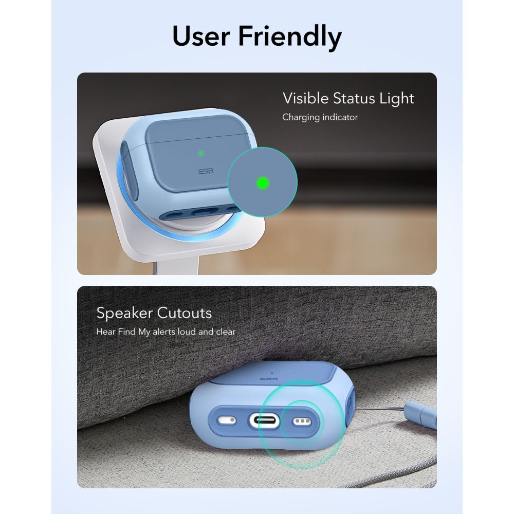Orbit HaloLock Magsafe Case Apple AirPods Pro 3 Blauw