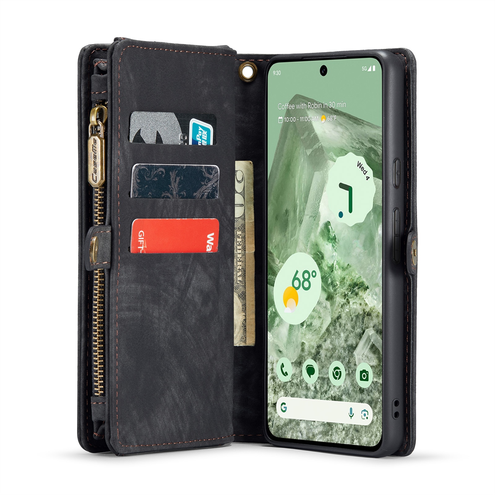 Multi-slot Hoesje Google Pixel 8a Grijs