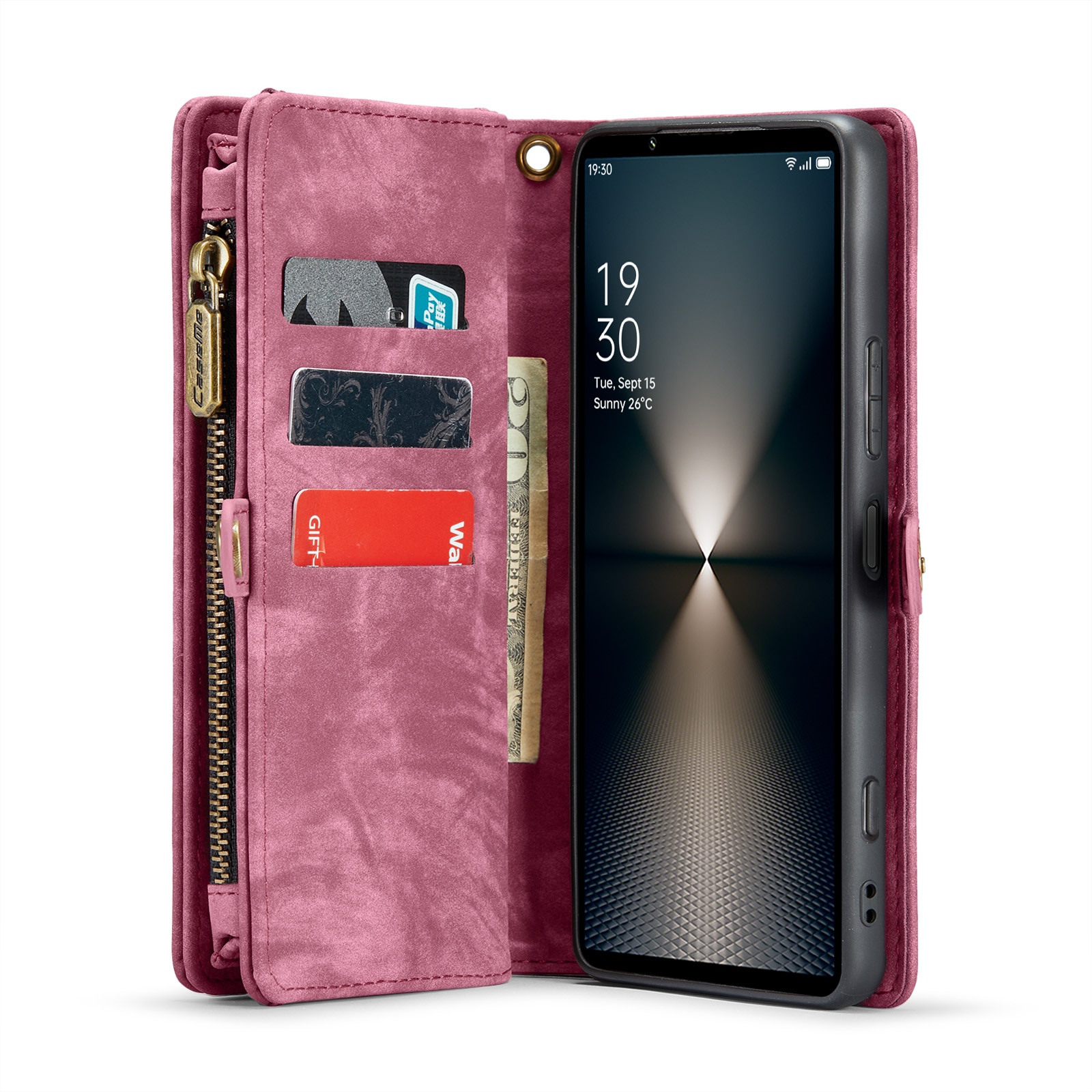 Multi-slot Hoesje Sony Xperia 10 VI rood