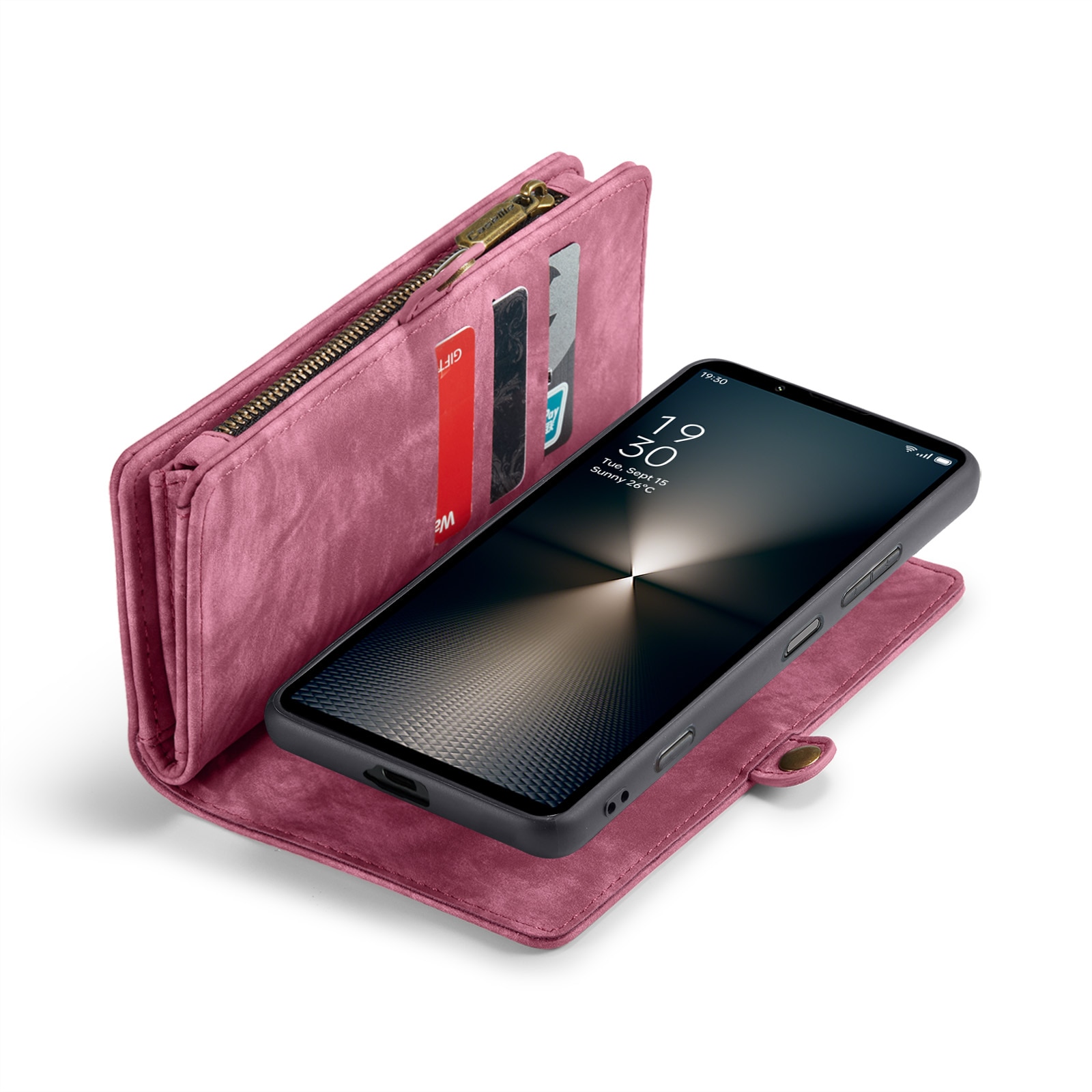 Multi-slot Hoesje Sony Xperia 10 VI rood