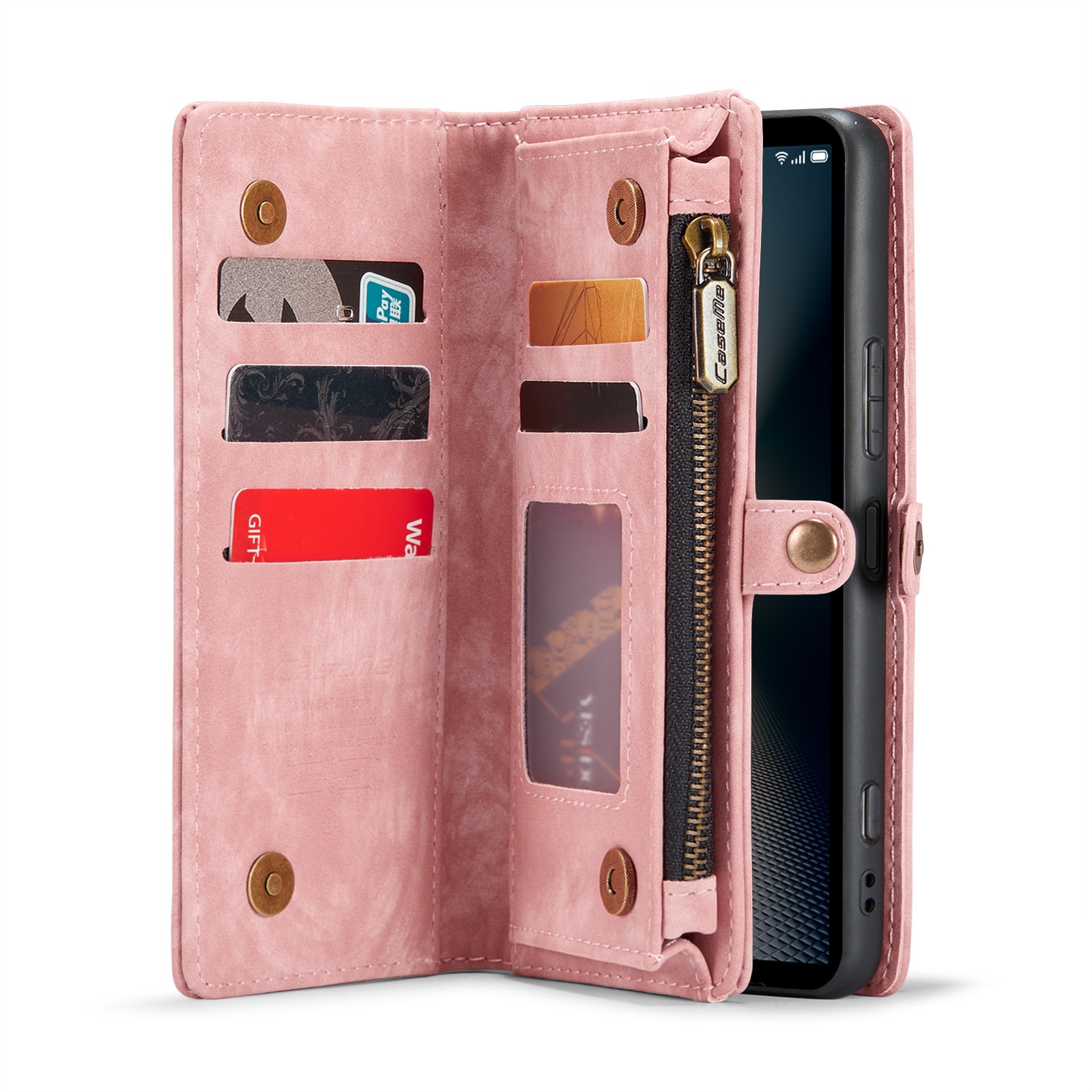 Multi-slot Hoesje Sony Xperia 10 VI roze