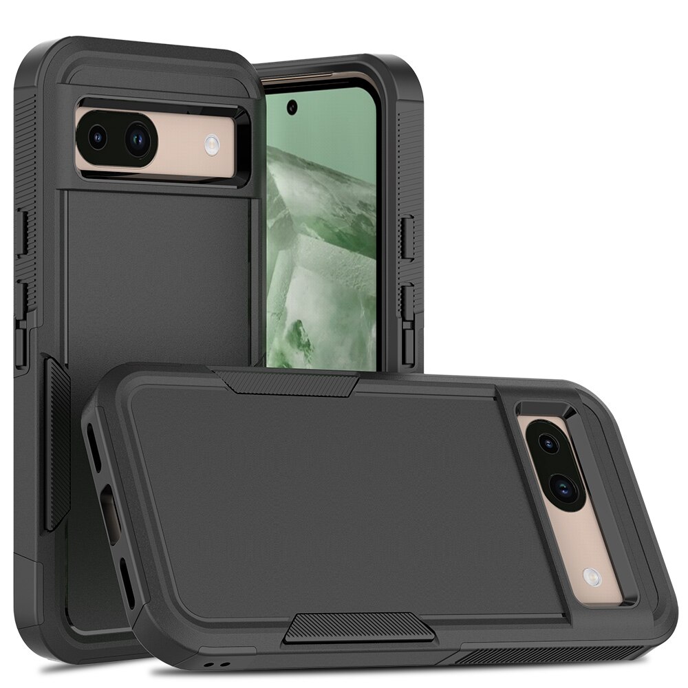 Google Pixel 8a Off-road Hybridcase zwart