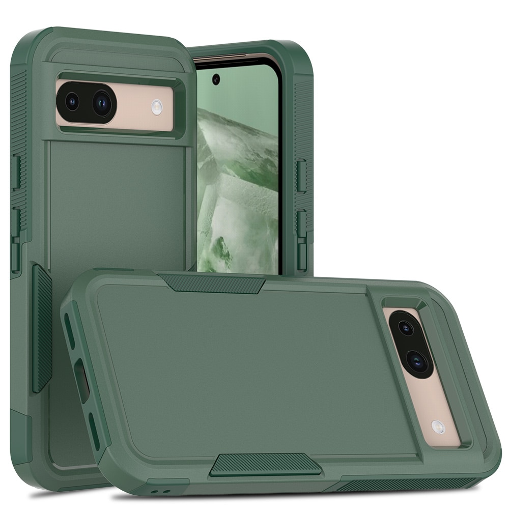 Google Pixel 8a Off-road Hybridcase groen