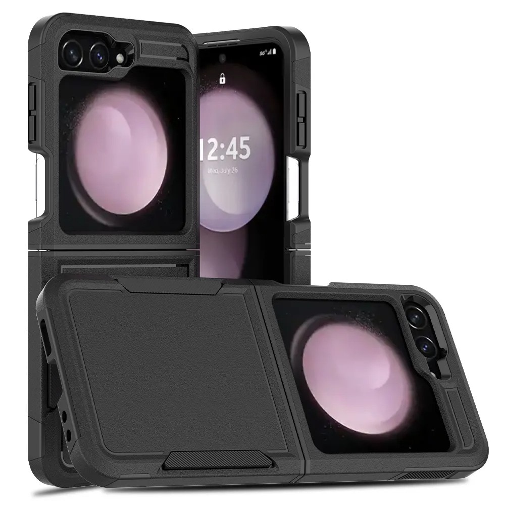 Samsung Galaxy Z Flip 7 Off-road Hybridcase Zwart