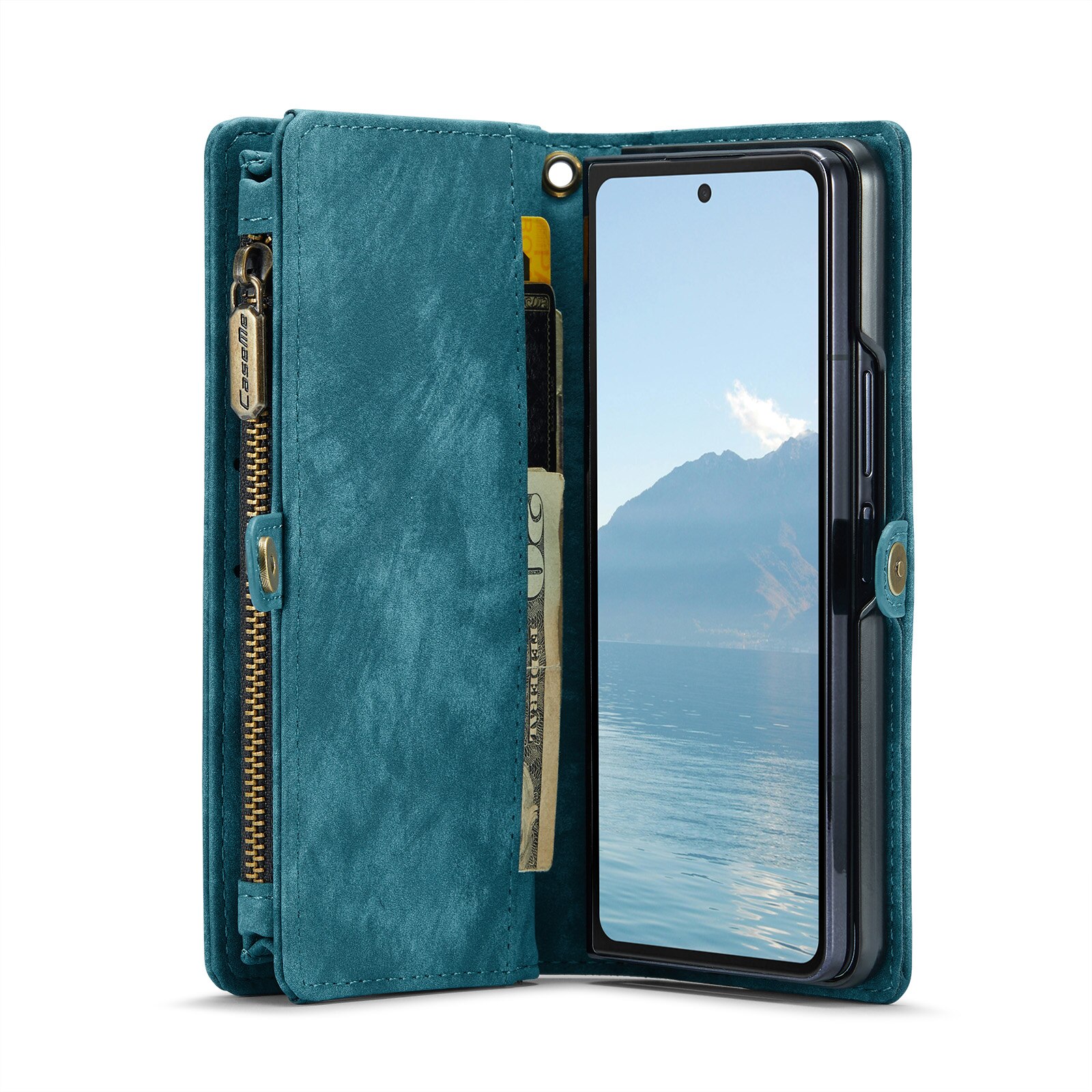 Multi-slot hoesje Samsung Galaxy Z Fold 6 Blauw