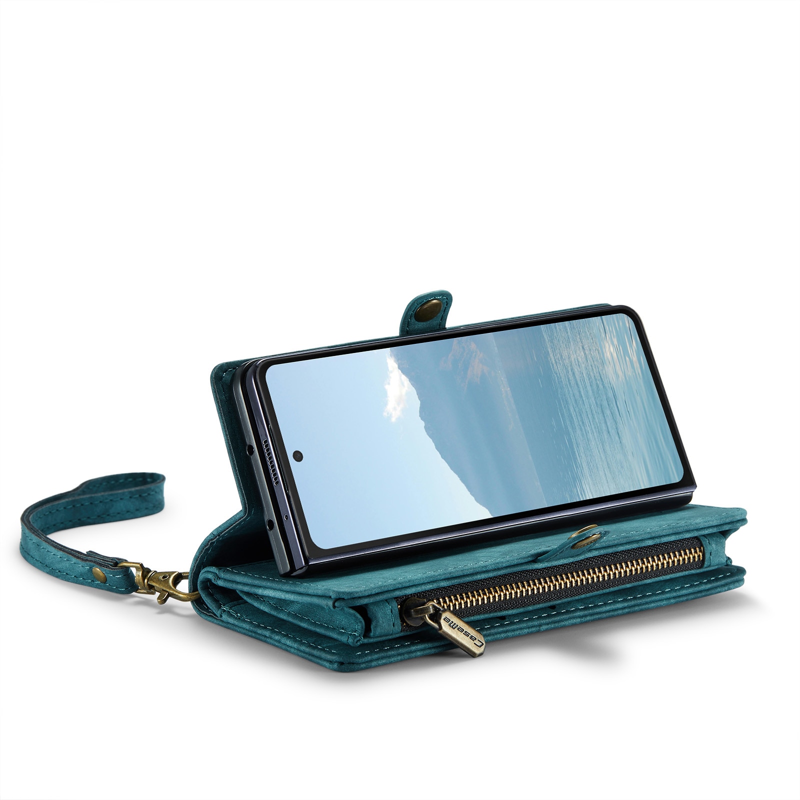 Multi-slot hoesje Samsung Galaxy Z Fold 6 Blauw