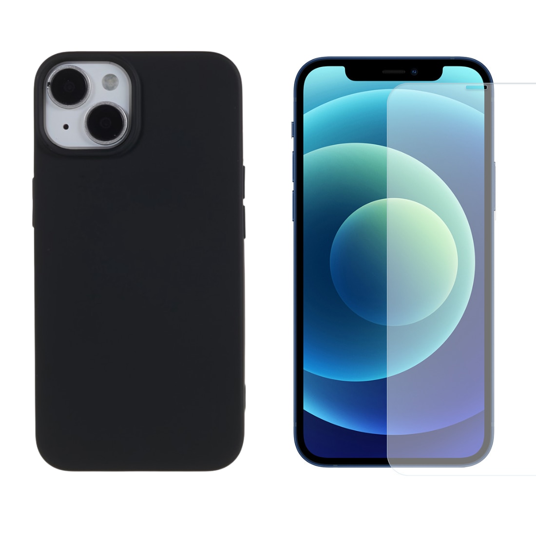 iPhone 14 Set TPU-hoesje en Screenprotector