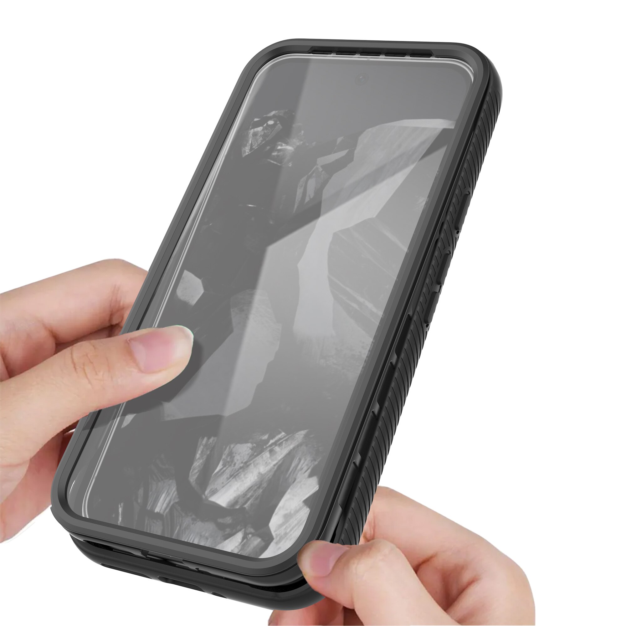 Google Pixel 9 Pro XL Full Protection Case Zwart