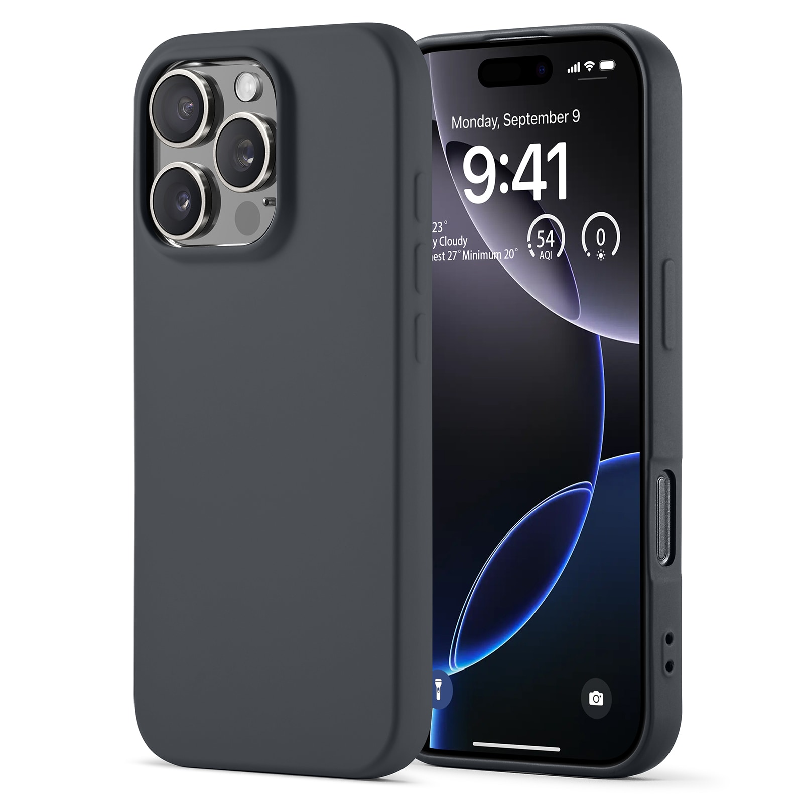 Mobique iPhone 16 Pro Max TPU Case Grijs