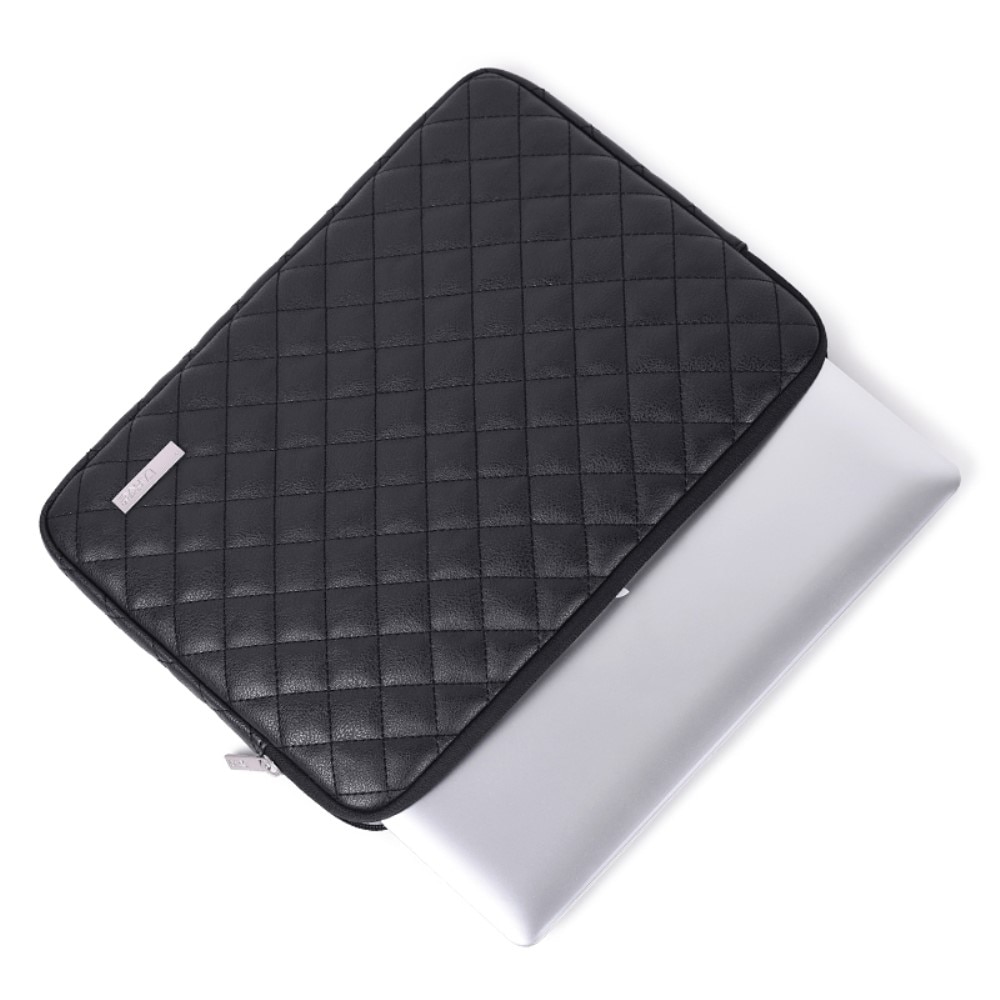 Laptophoes Quilted Zwart