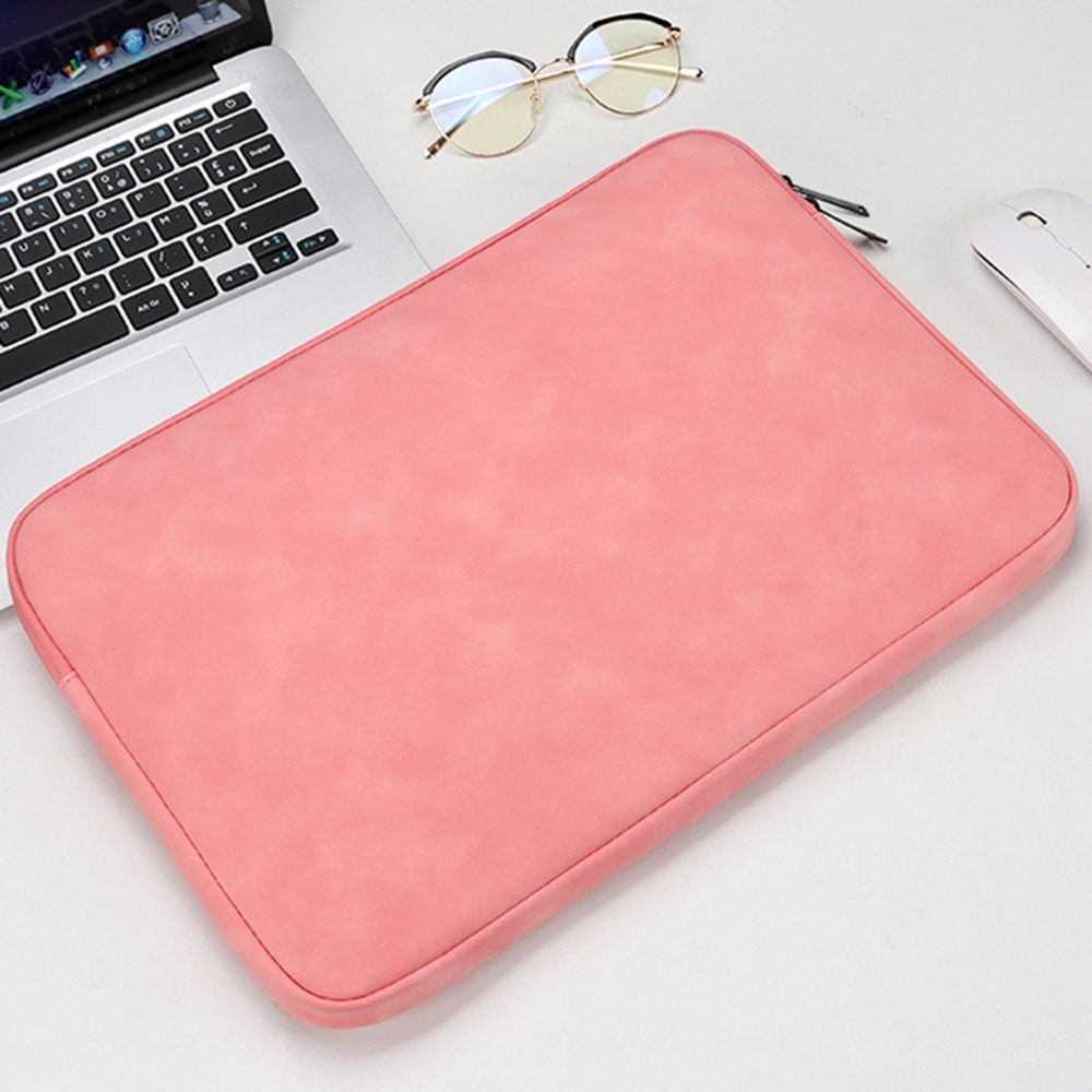 Laptophoes Leer up to 13,3" roze