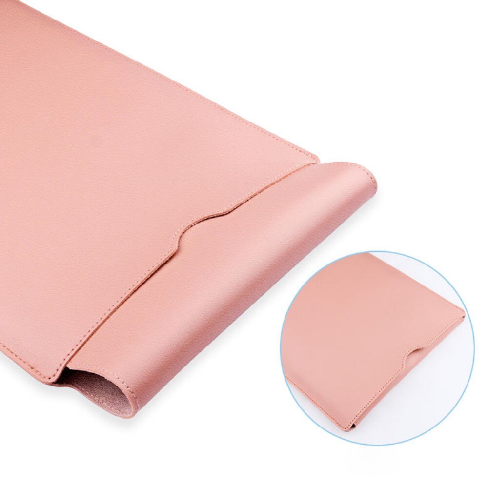 Laptop Sleeve Leer 15-16" zwart