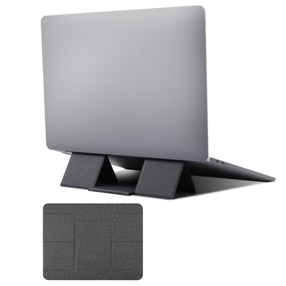 Inklapbare laptopstandaard zwart