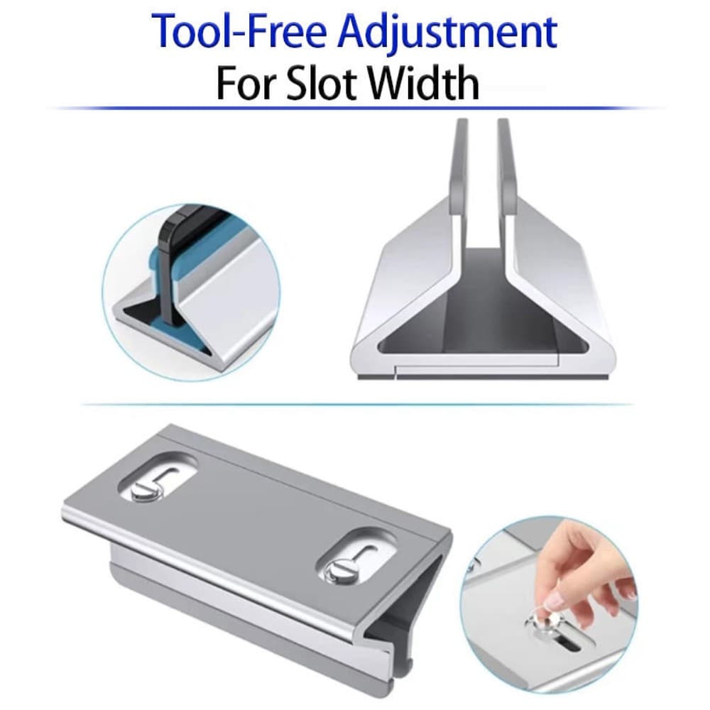 Verstelbare laptopstandaard zwart