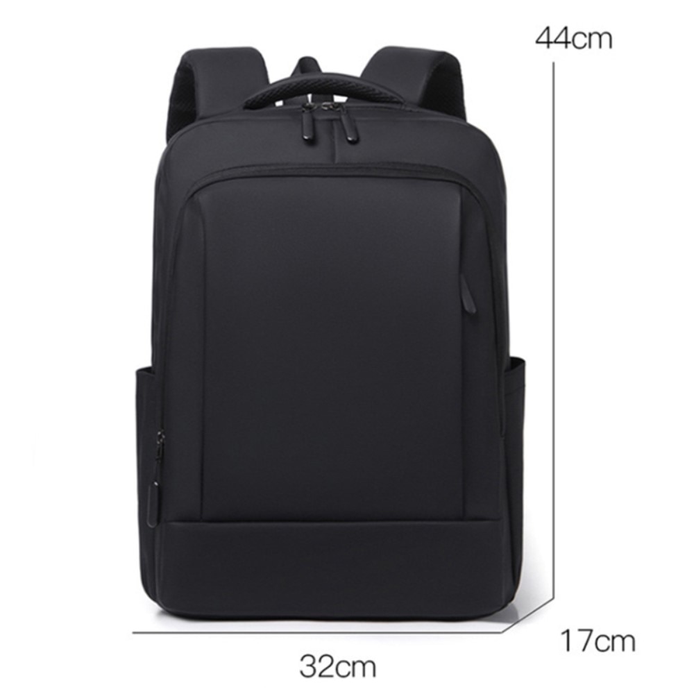 Nylonrugzak voor laptop tot 14 inch, zwart