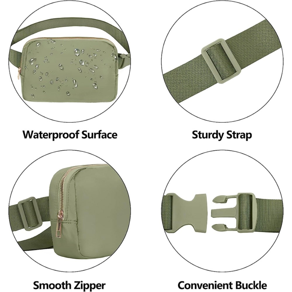 Crossbodytas Nylon, groen