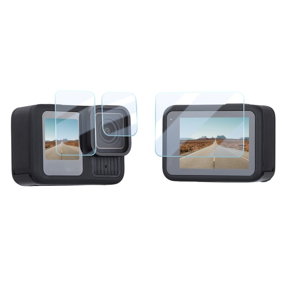 GoPro Hero 13 Gehard Glas Screenprotector + Camera Protector