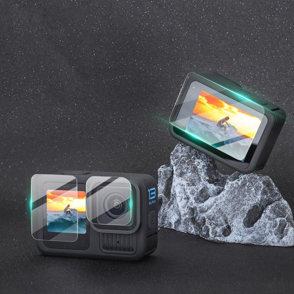 GoPro Hero 13 Gehard Glas Screenprotector + Camera Protector