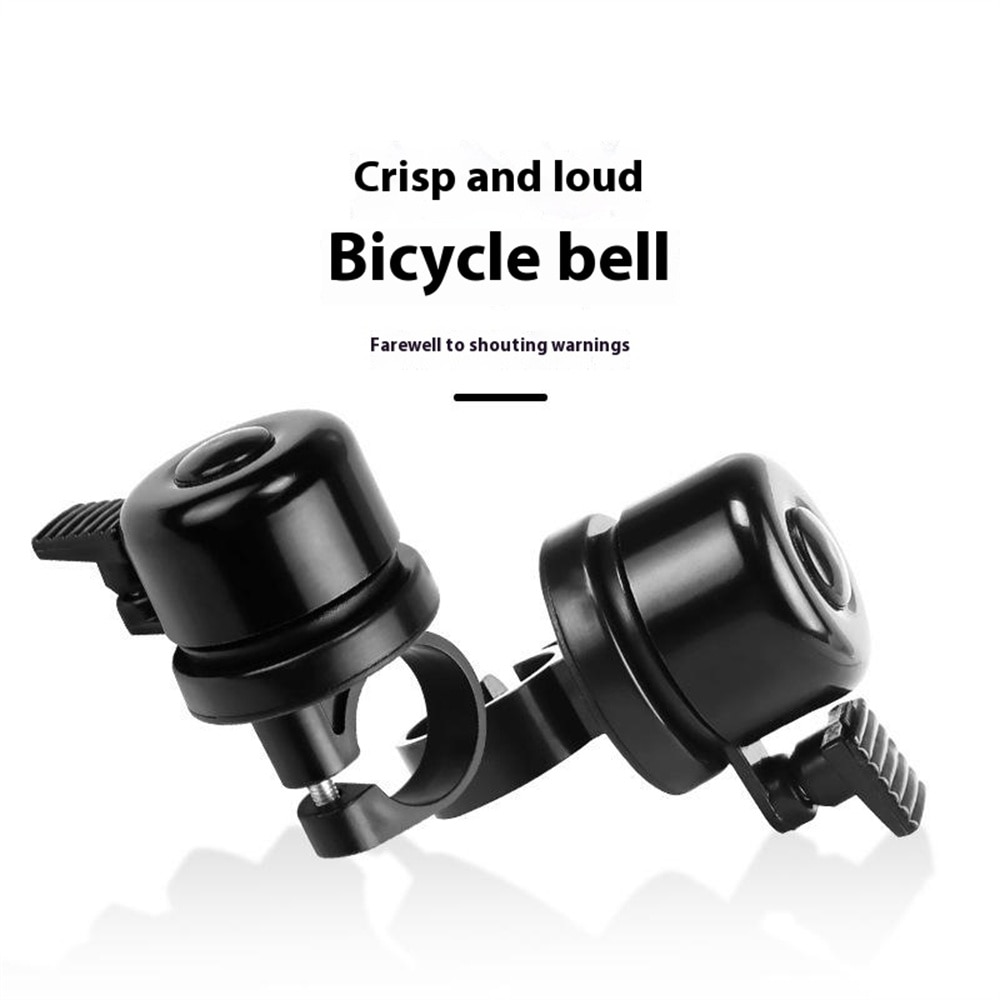 Fietsbel met Apple AirTag-houder zwart