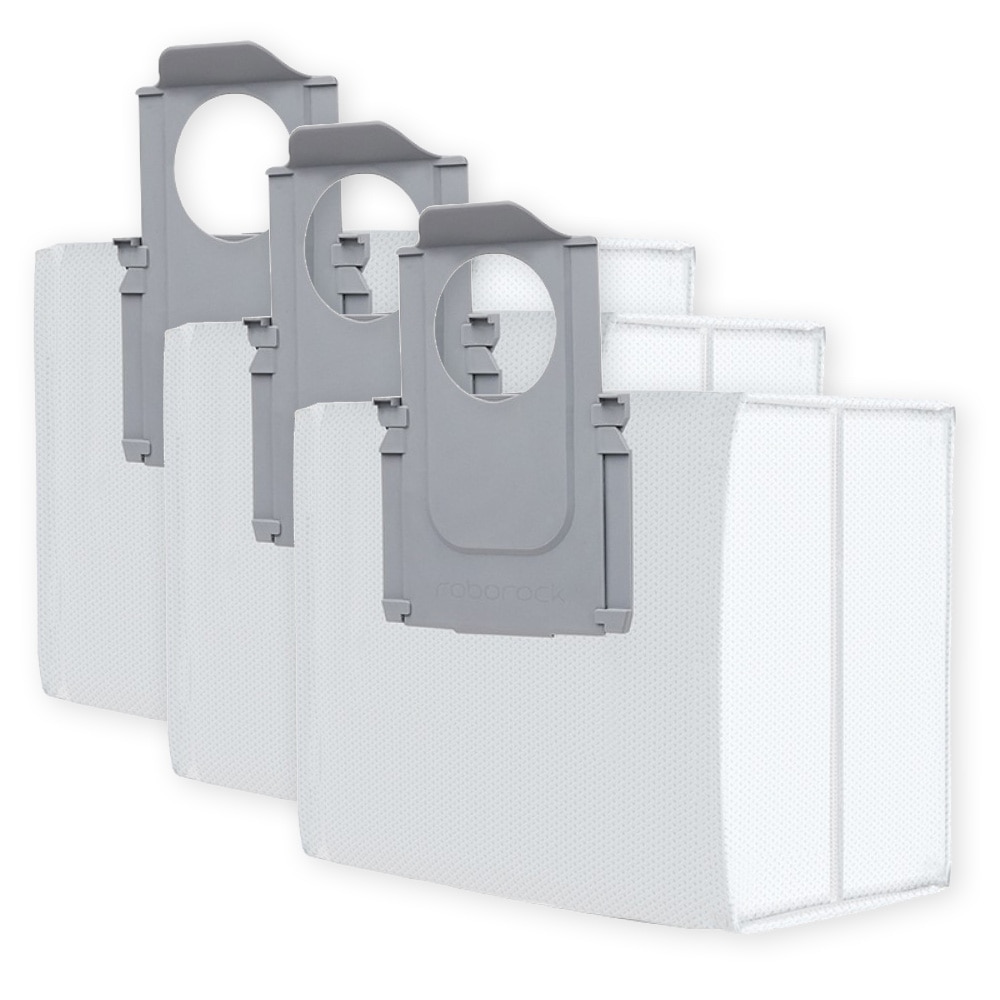 3-pack Stofzuigerzakken voor Roborock S8 MaxV Ultra