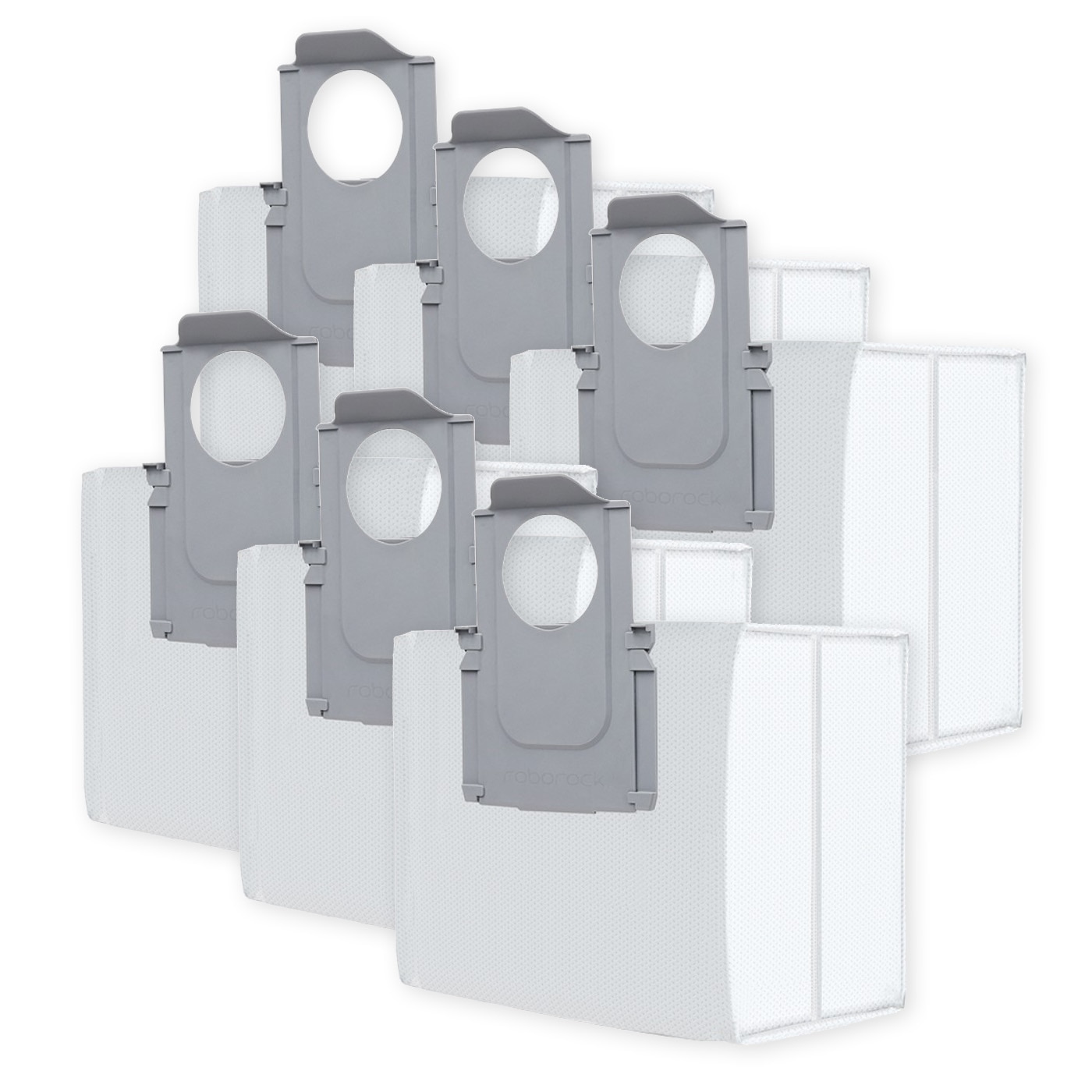 6-pack Stofzuigerzakken voor Roborock S8 MaxV Ultra