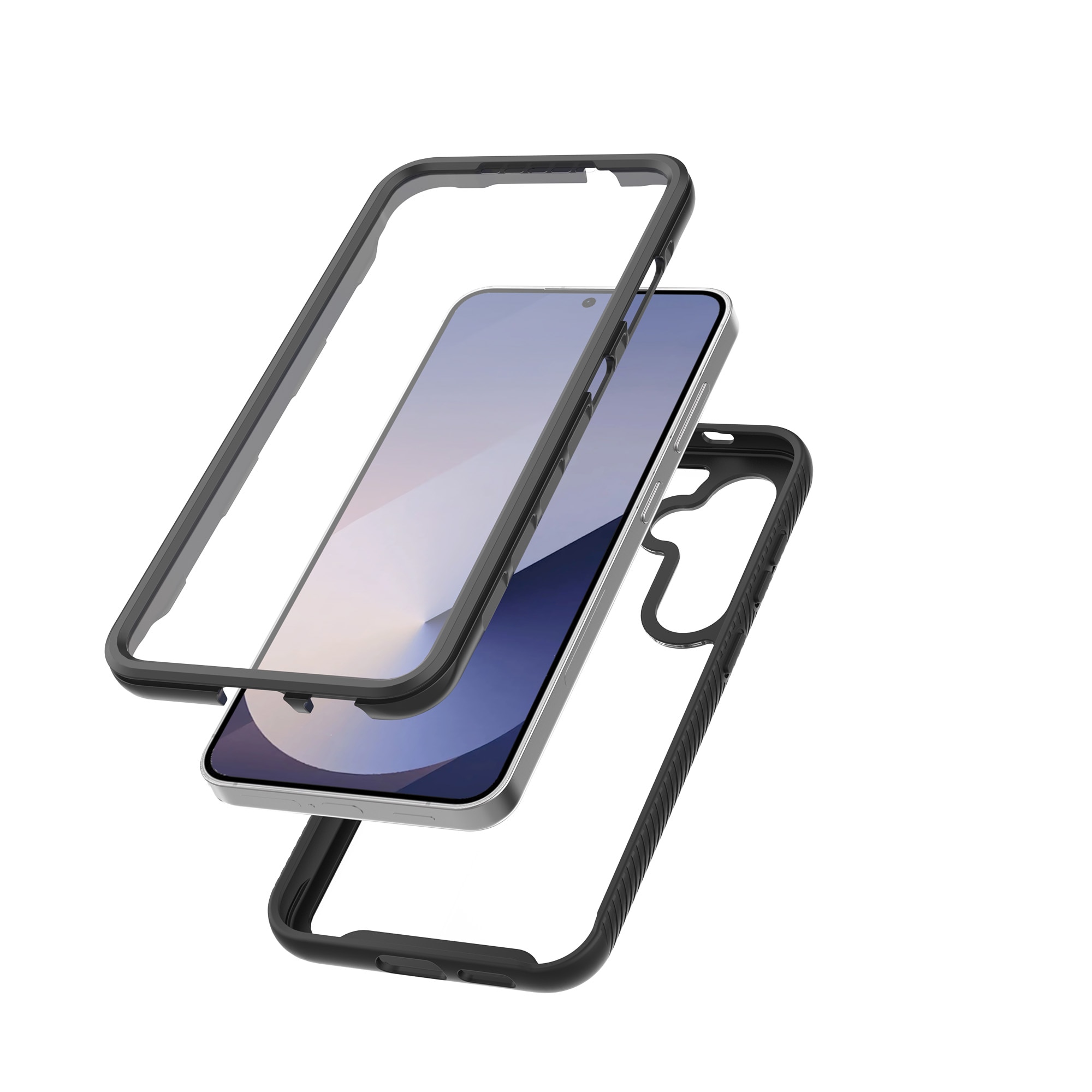 Samsung Galaxy S25 Full Protection Case Zwart