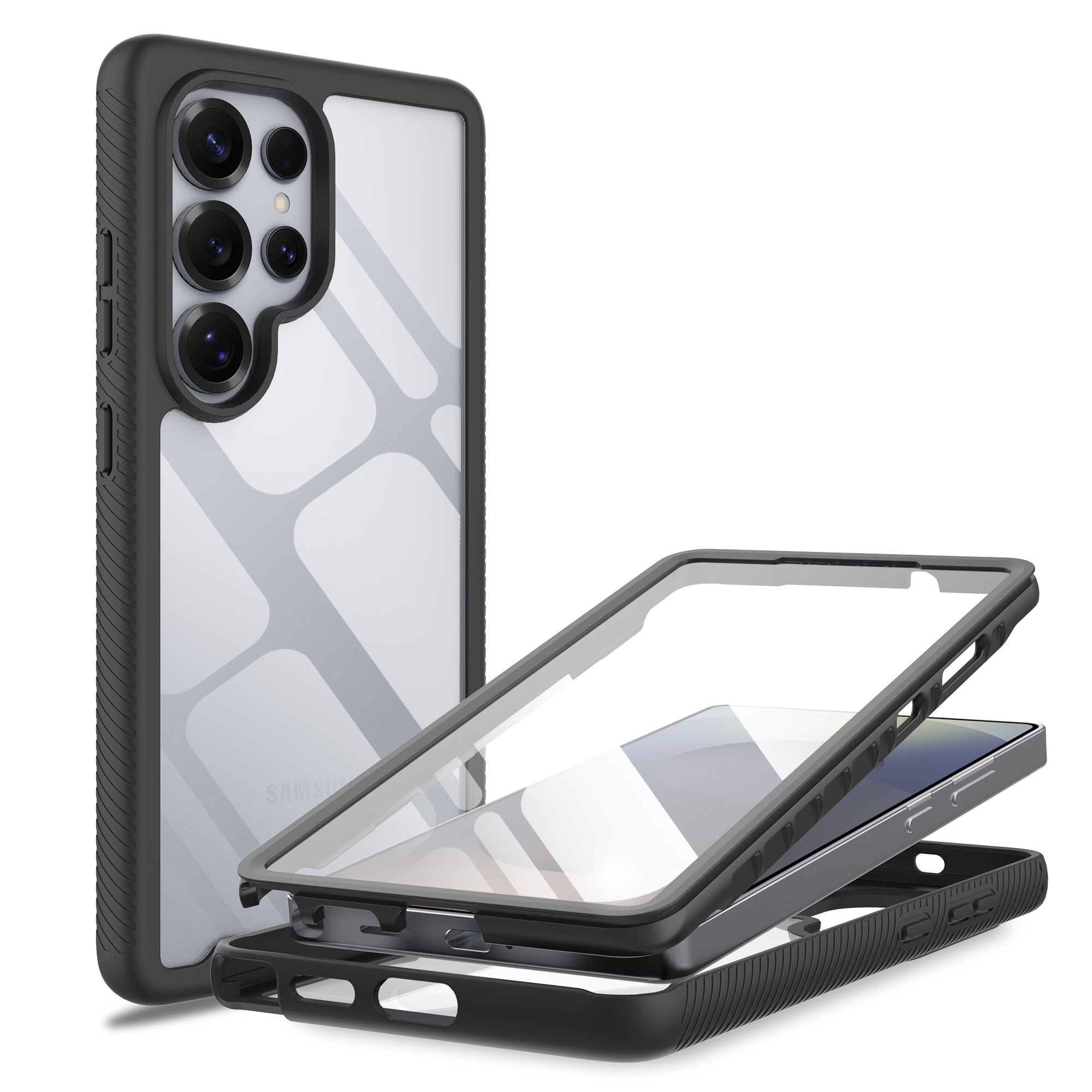 Samsung Galaxy S25 Ultra Full Protection Case Zwart