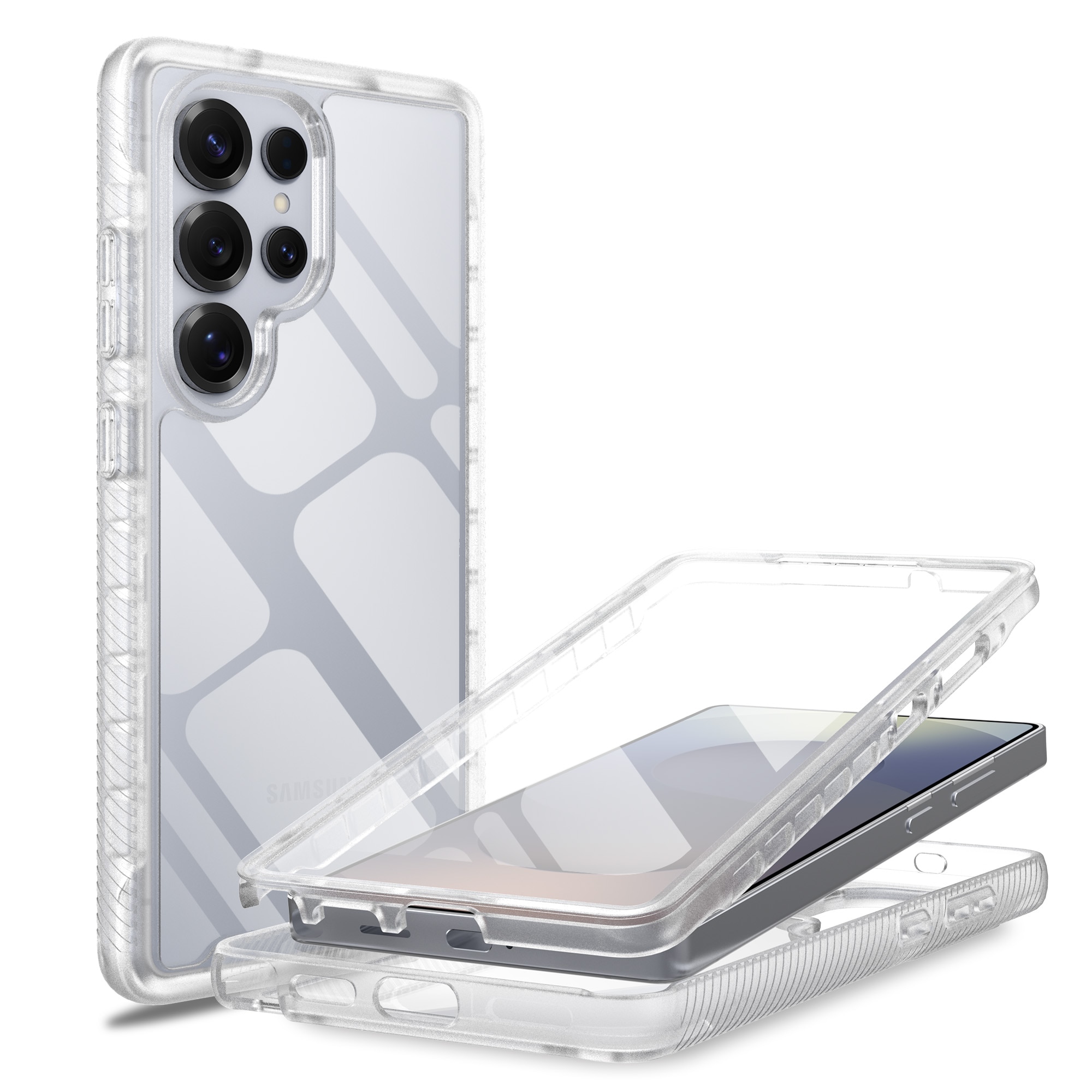 Samsung Galaxy S25 Ultra Full Protection Case Transparant