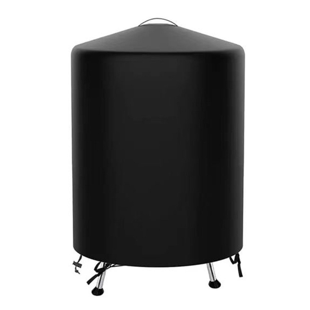 Ronde waterdichte barbecuehoes zwart