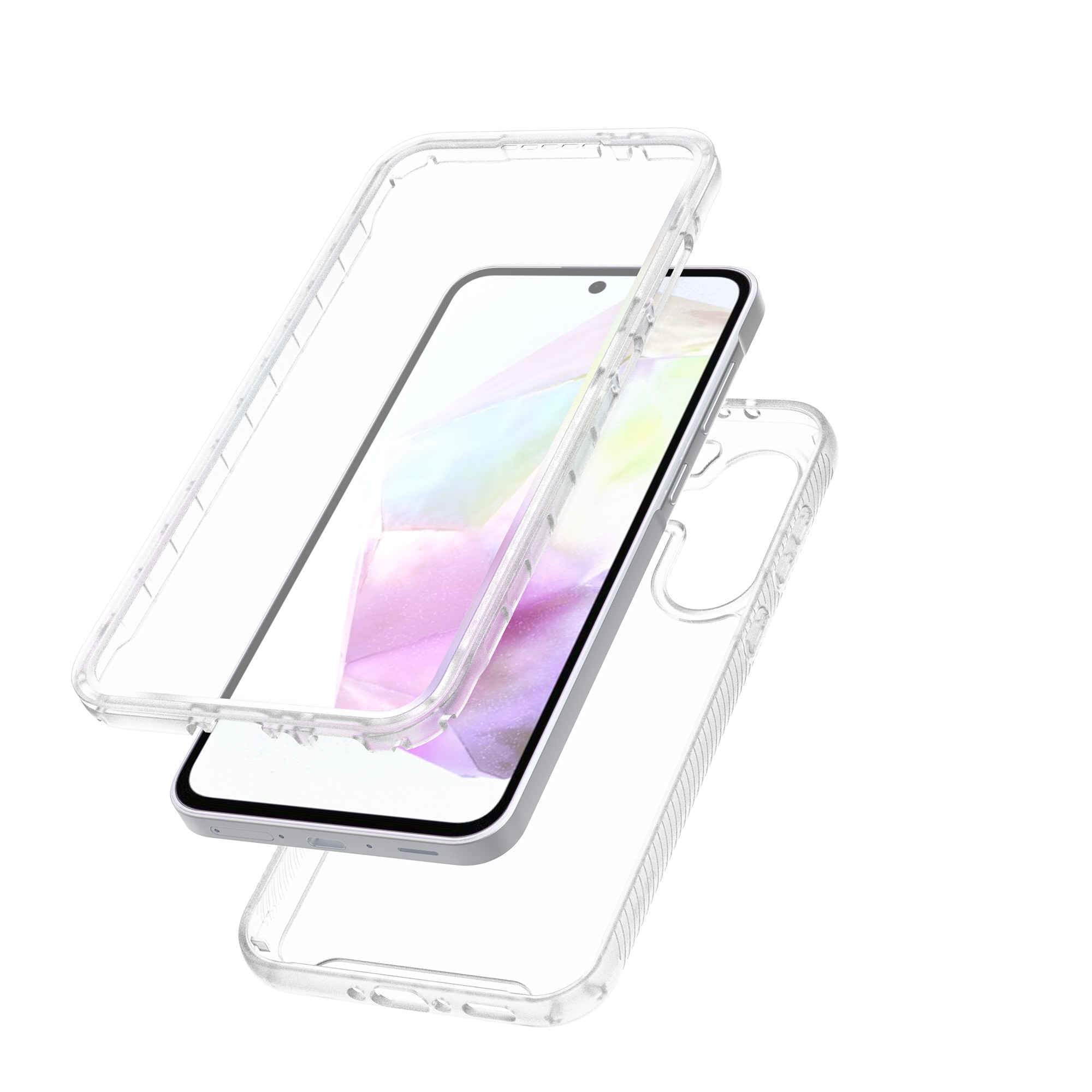 Samsung Galaxy A56 Full Protection Case Transparant