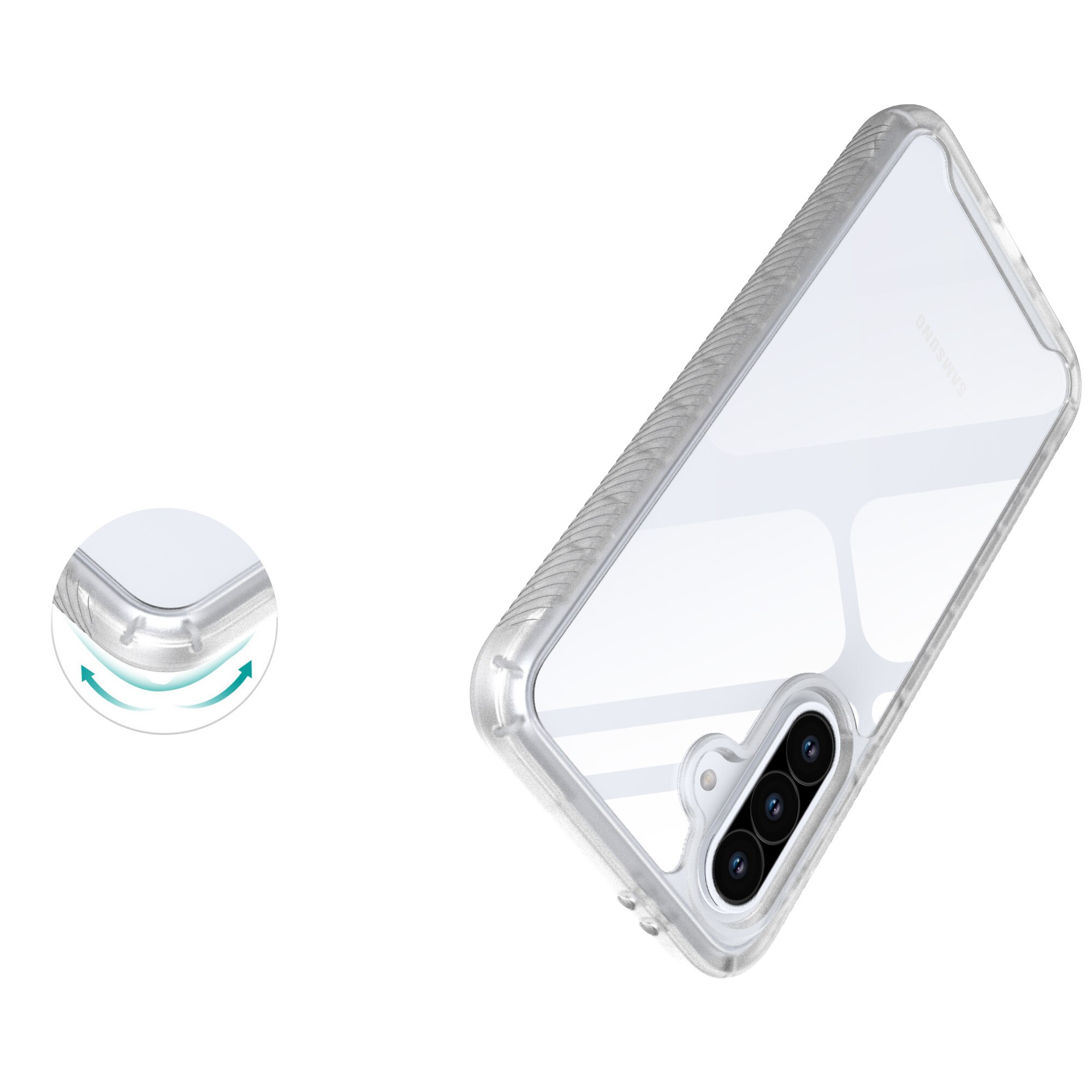 Samsung Galaxy A56 Full Protection Case Transparant