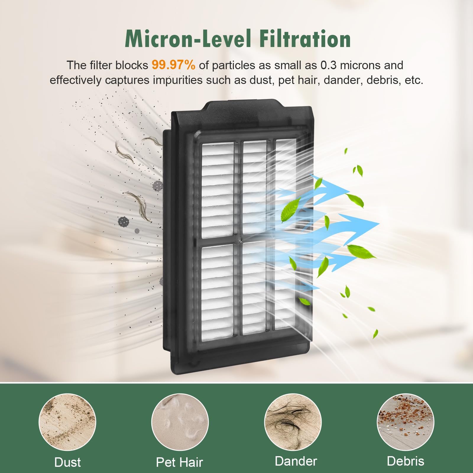 HEPA-filter voor iRobot Roomba Plus 405 Combo