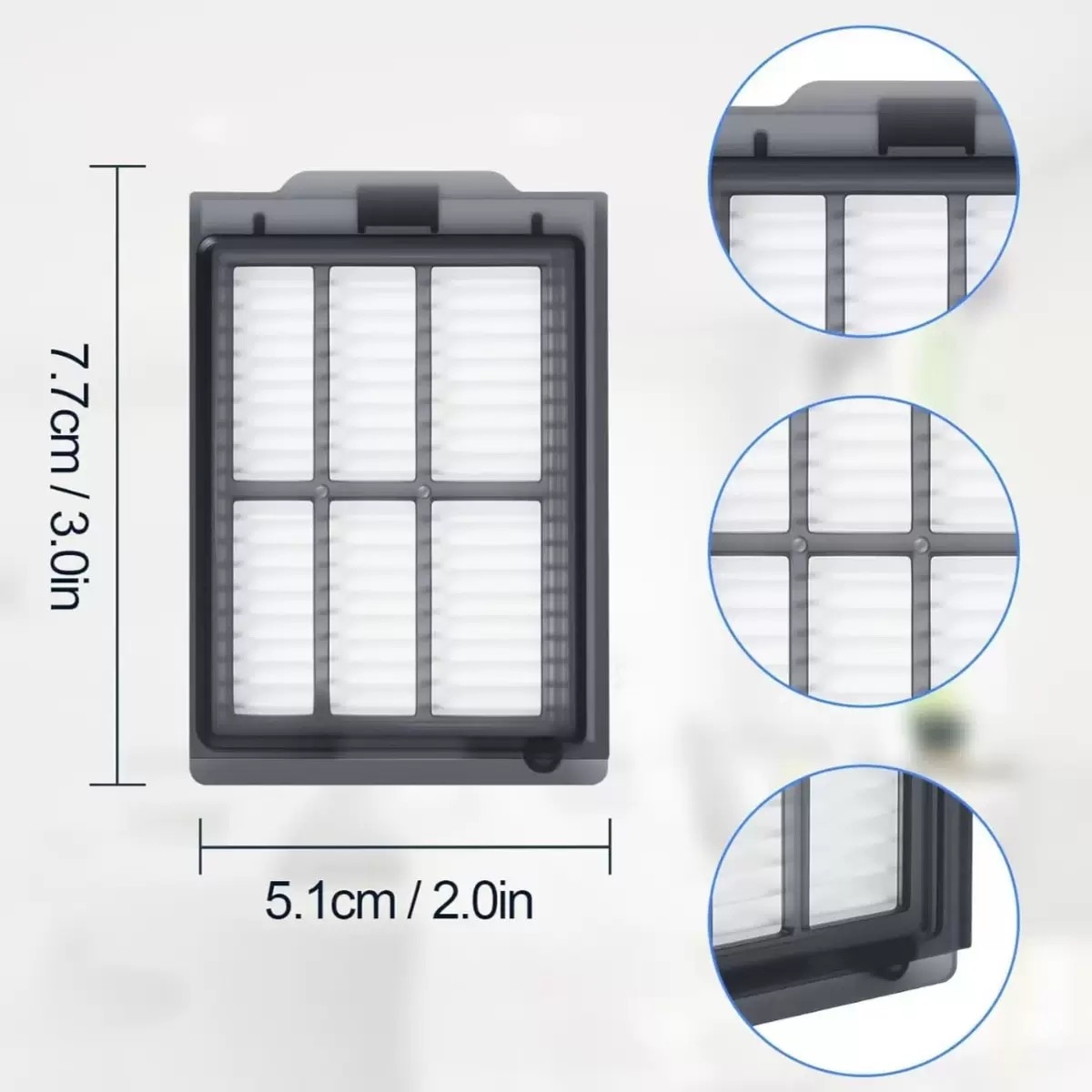 HEPA-filter voor iRobot Roomba Plus 405 Combo
