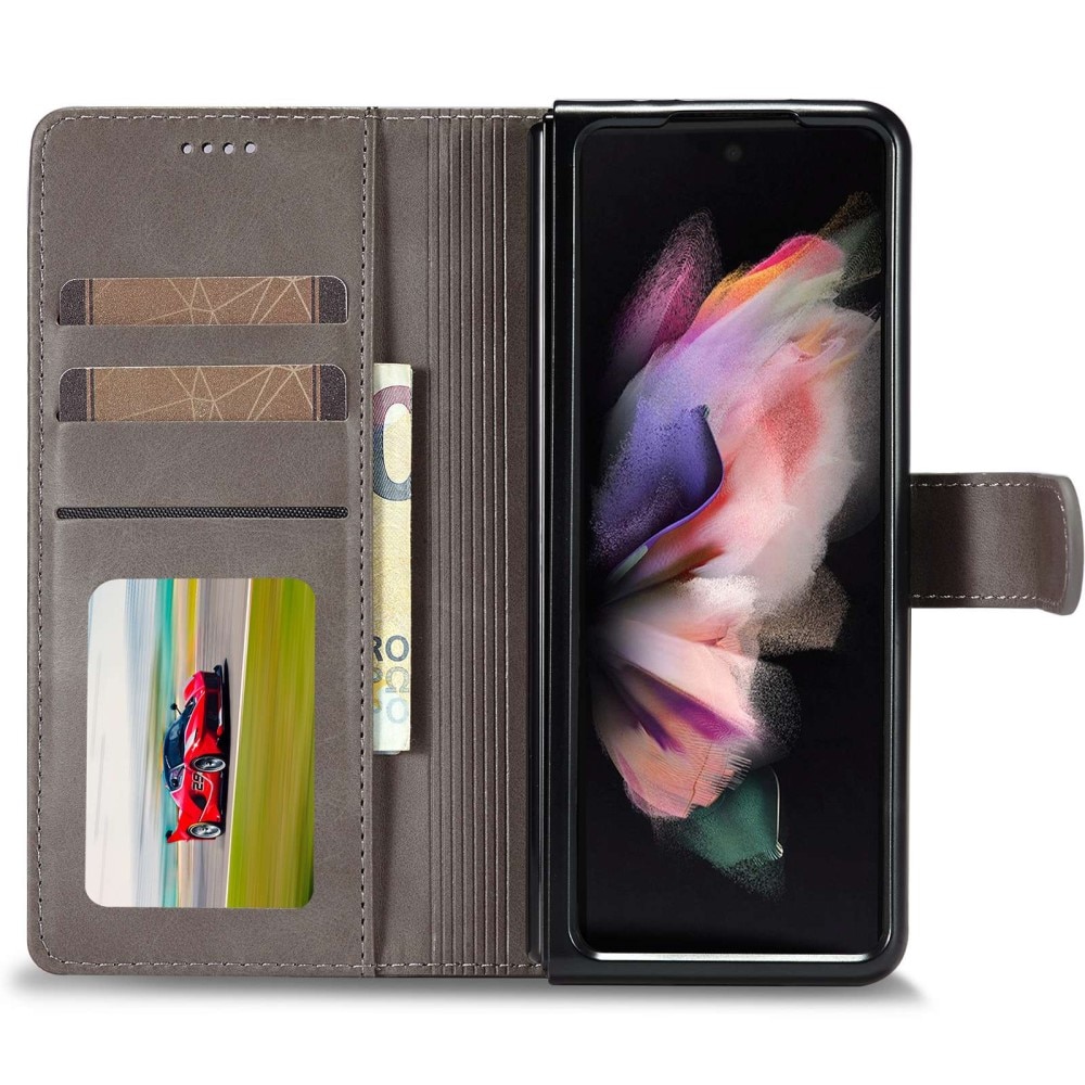 Bookcover hoesje Samsung Galaxy Z Fold 4 Donker bruin