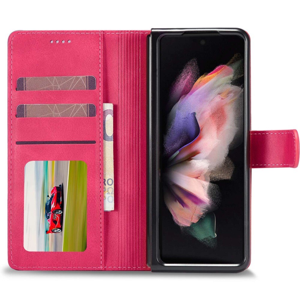 Bookcover hoesje Samsung Galaxy Z Fold 4 Roze