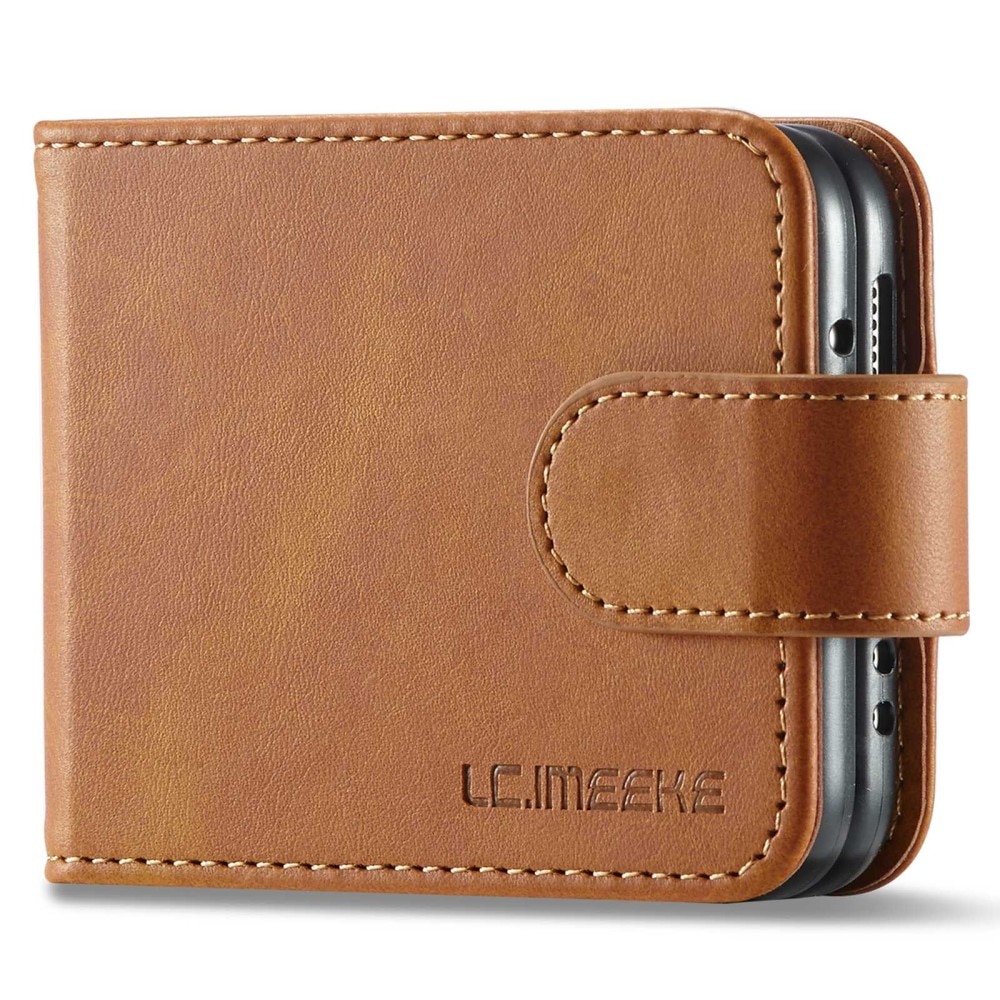 Bookcover hoesje Samsung Galaxy Z Flip 4 Cognac