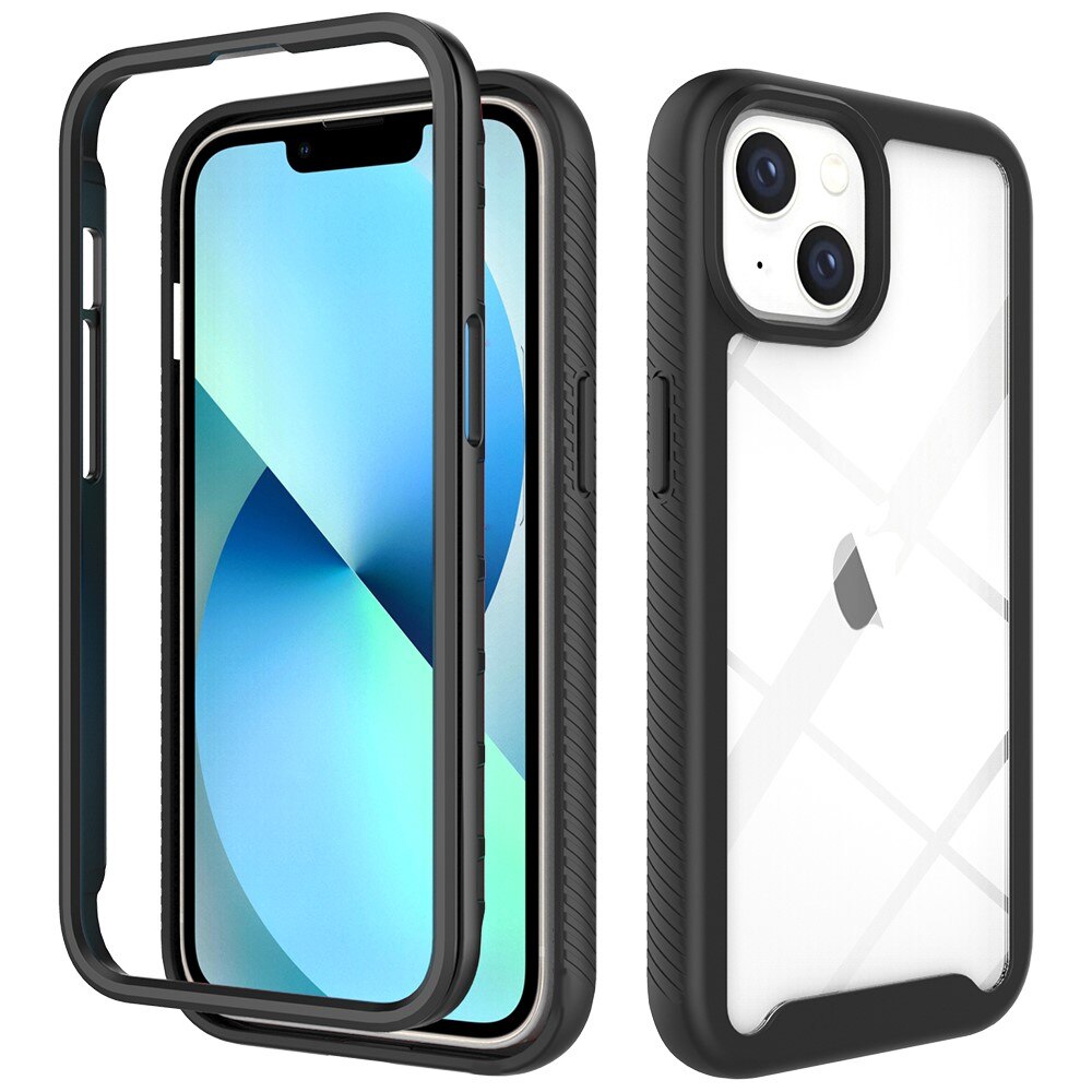 iPhone 14 Full Cover Skal Zwart