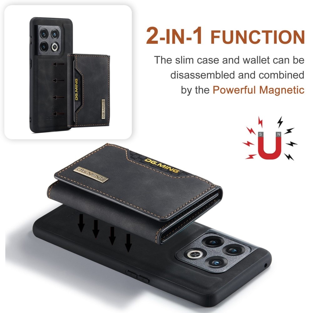 Magnetic Card Slots Case OnePlus 10 Pro Zwart