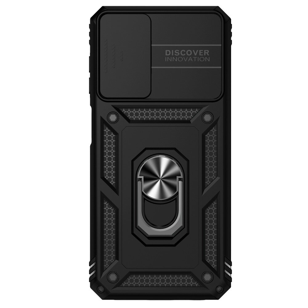 Samsung Galaxy A13 Hybridcase Ring + Camera Protector Zwart