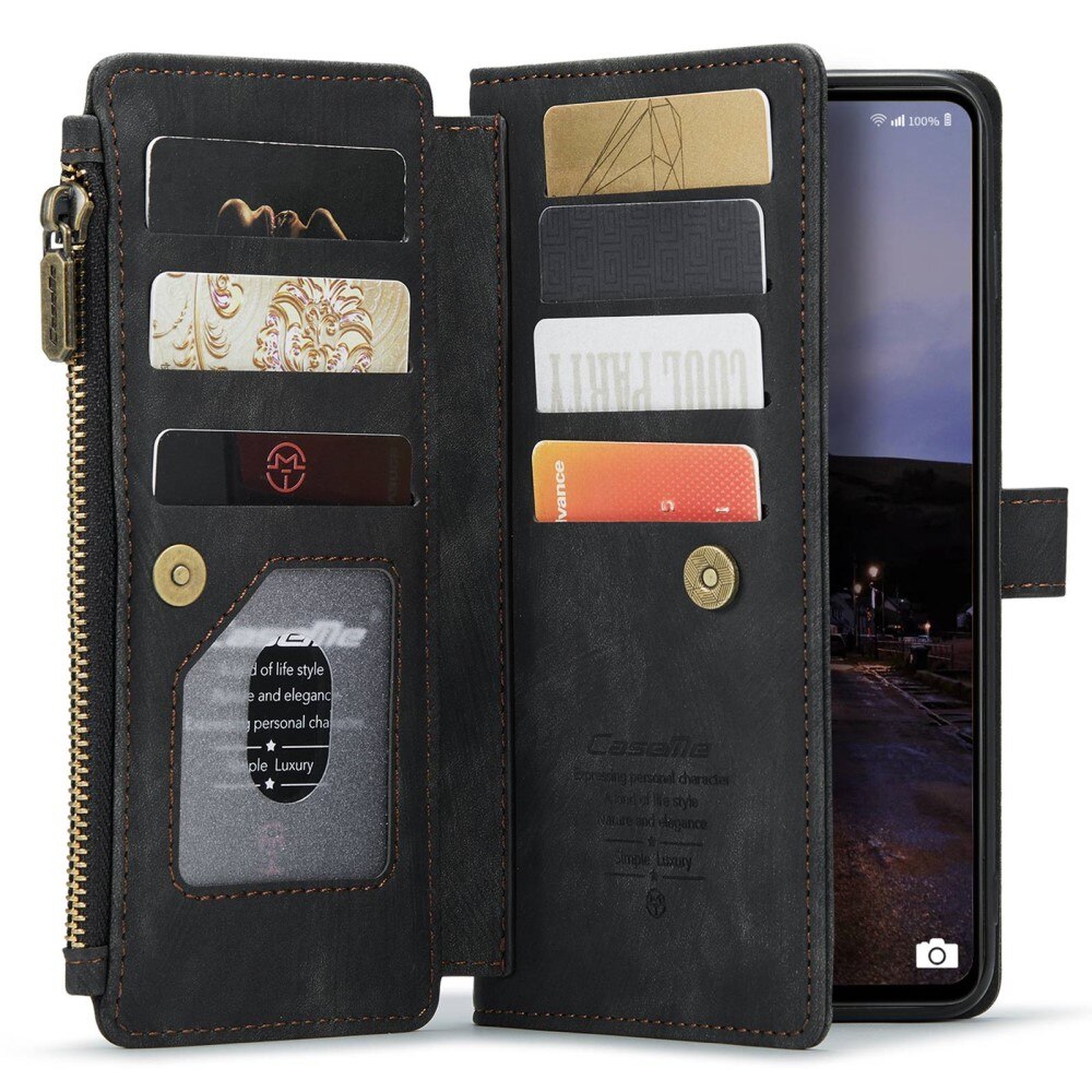 Bookcover hoesje Rits Samsung Galaxy A33 Zwart