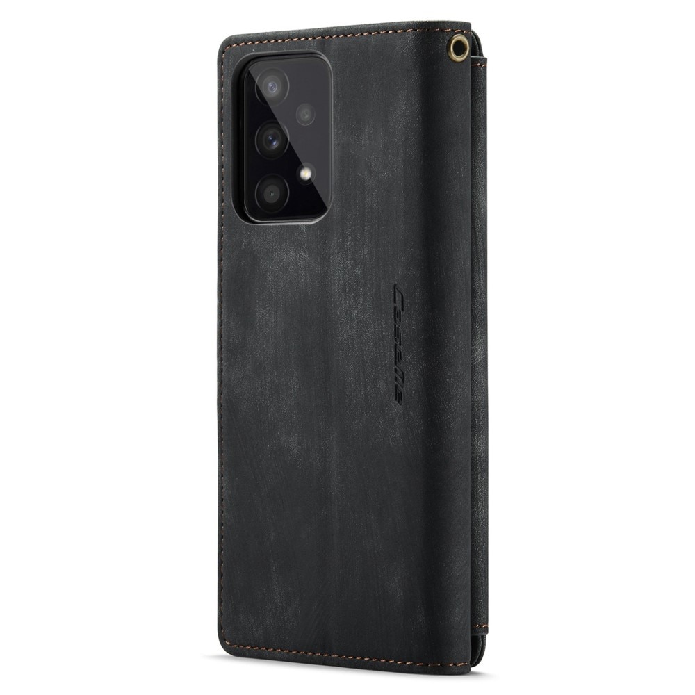 Bookcover hoesje Rits Samsung Galaxy A53 Zwart