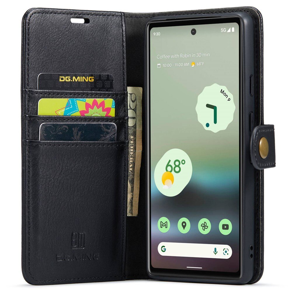 Magnet Wallet Google Pixel 6a Zwart