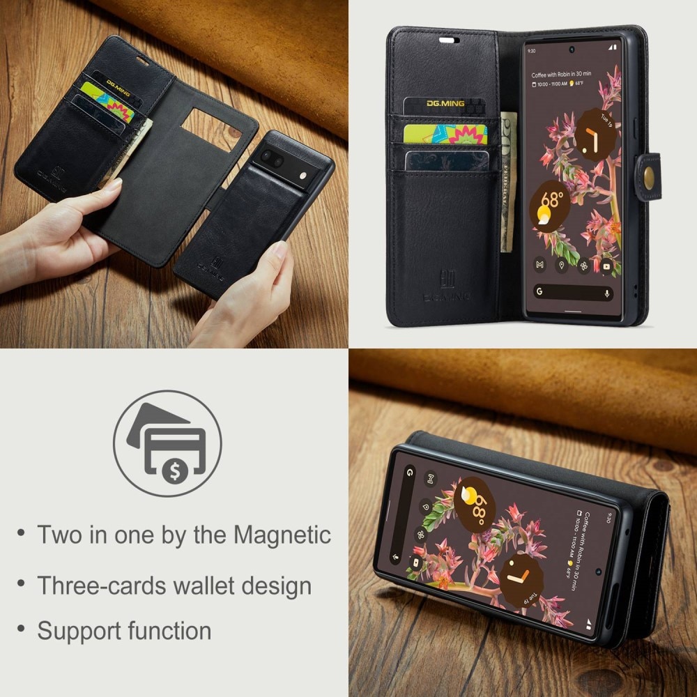 Magnet Wallet Google Pixel 7 Zwart