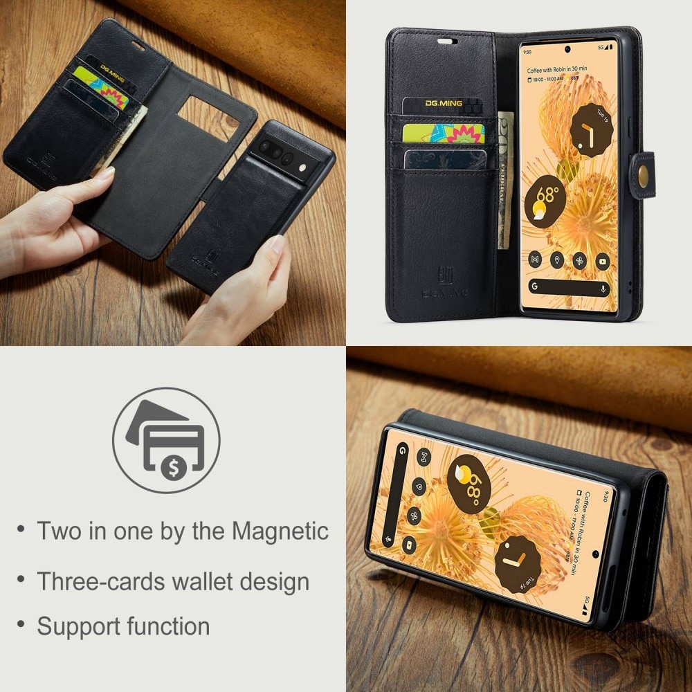 Magnet Wallet Google Pixel 7 Pro Zwart