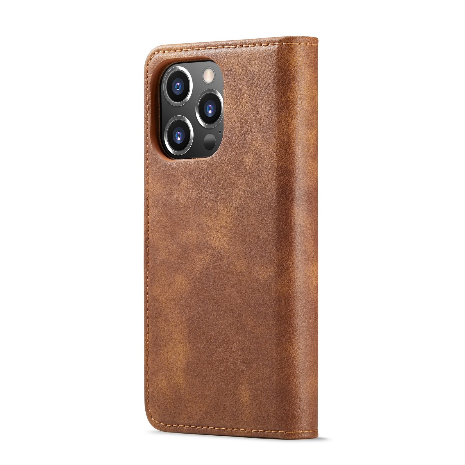 Magnet Wallet iPhone 14 Pro Cognac