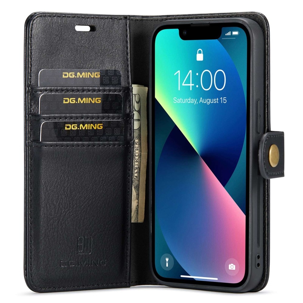 Magnet Wallet iPhone 14 Zwart